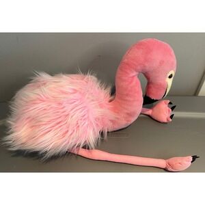 Wild Republic Pink Flamingo Bird Plush 19" stuffed animal